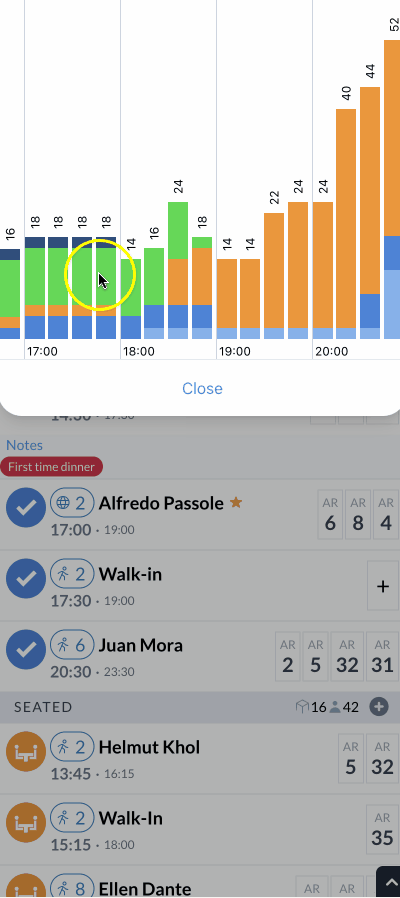 Resv reservations mobile occupancy